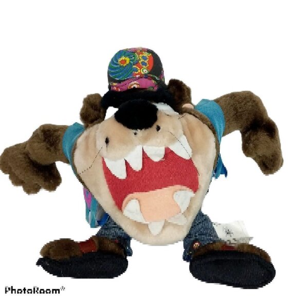 Looney Tunes Taz Tasmanian Devil Peace Sign - Picture 1 of 3